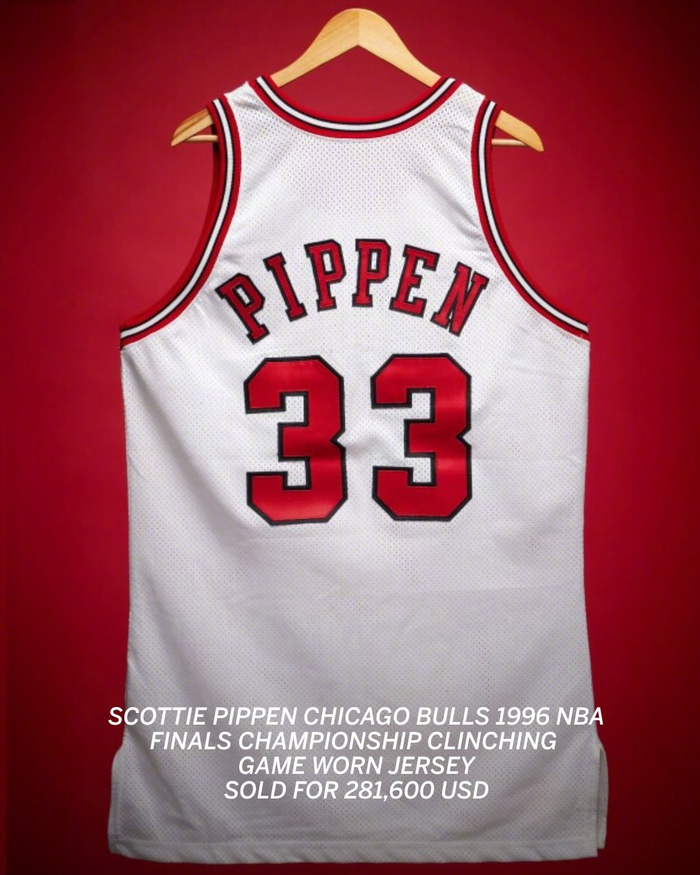 皮蓬纪念品拍卖创纪录 伯德签名球衣成最大赢家