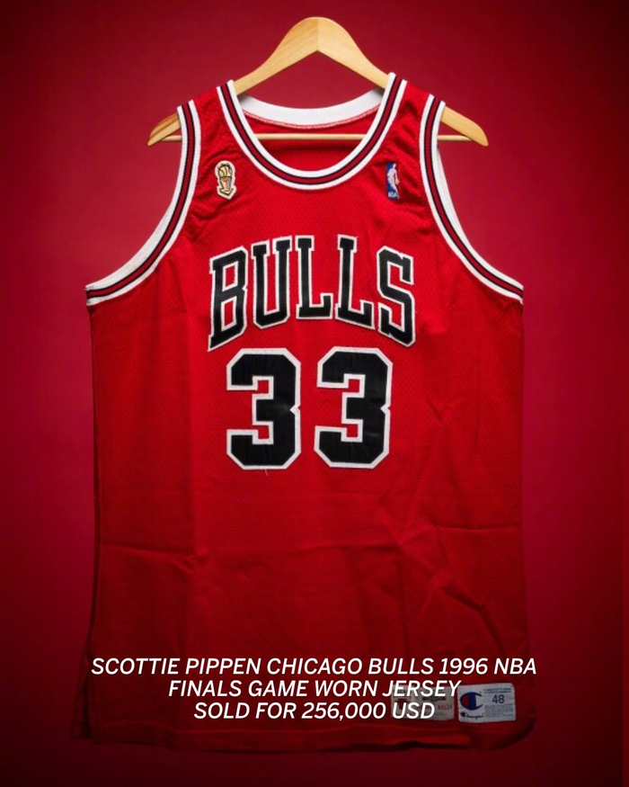 皮蓬纪念品拍卖创纪录 伯德签名球衣成最大赢家